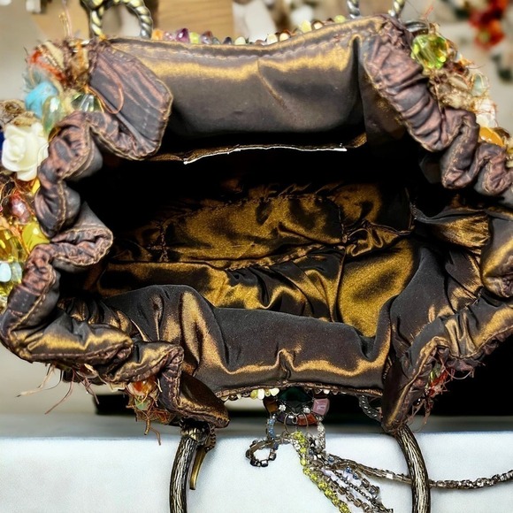 NWT Vintage Mary Frances Style #825 “Enchanted Forest” Handbag - Picture 6 of 9